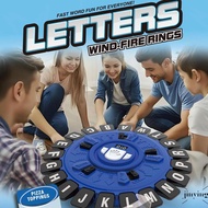 Family Word Game for Kids & Adults 20-Letter Press Themed Board Game for Family Fun Game Night