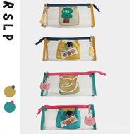 Simple New Style Stationery Pencil Case Storage Bag Large Capacity Cute Small Sundries Waterproof Tr