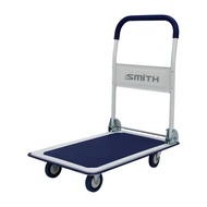 รถเข็นท้องแบนพื้นเหล็ก 4 ล้อด้ามจับพับเก็บได้ มิสเตอร์ 