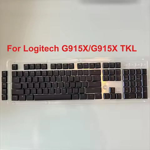 G915X keycaps, PBT transparent wear-resistant original keycaps compatible with Logitech G915X TKL me