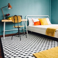 PDM เสื่ออเนกประสงค์ เสื่อตกแต่ง เสื่อแทนพรม เสื่อแต่งบ้าน ลาย Stride size M 150x240 cm