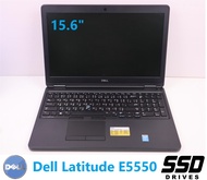 Dell Latitude E5550 15.6  LED Intel Core i5 (5th Gen) 5300U RAM 8GB HDD SSD 120GB Notebook แบตไม่เก็บ