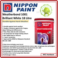 NIPPON PAINT Weatherbond 1001 Brilliant White 18 Litre