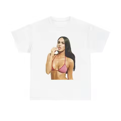 Megan Fox Graphic T-Shirt Unisex Heavy Cotton Tee NEW GIFT