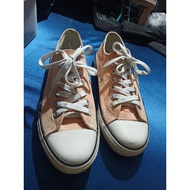 Preloved 100% Authentic SHOOPEN Low Cut Sneakers Shoes Rubber Shoes in Peach