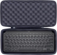 co2CREA 収納ケース 互換品 logicool ロジクール MX KEYS mini ‎KX700GR/KX700GRd ミニマリスト ワイヤレス イルミネイテッド キーボード、ブラック（ケース