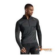 Men's 2XU Aero 1/2 Zip Long Sleeve Shirt - Black/Gray