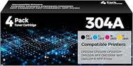 304A Toner Cartridges 4 Pack Replacement for HP 304A CC530A CC531A CC532A CC533A High Yield Toner Us