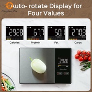 [dinghingxi2im]Smart Digital Kitchen Scale 5kg Stainless Steel Food Calories Calculator Nutrition We