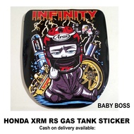 XRM RS GAS TANK STICKER BOSS BABY ej cycle