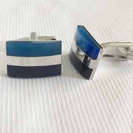 【Cufflink Anti-Alergi】Cufflink Baju Perancis yang Disesuaikan dengan Cufflink Batu yang Serasi, Cuff
