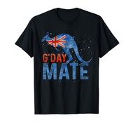 G Day Mate Kangaroo Aussie Animal Australia Flag Australia T-Shirt