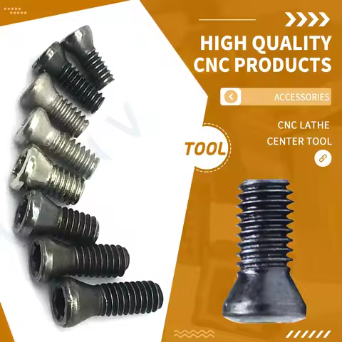 50Pcs M2X5 M2.0x6 M2.2X6 M2.5X7 M3X8 M3.5X9 Commonly Used Accessories Screw For CNC Lathe Turning To