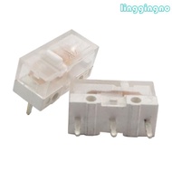 RR 2Pcs HUANO Transparent White Micro Switch 0 74N Microswitch for Gaming Mouse