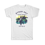 Men'S Byron Bay Australia Surfing Paradise T-Shirt: Tropical Vacation Gift