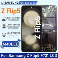 LCD display สำหรับ Samsung Z flip 5หน้าจอ LCD ทัชสกรีนดิจิไทเซอร์สำหรับ Samsung Z Flip5 F731B F731U