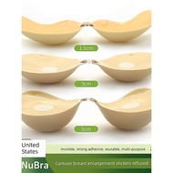 nubra breast pad American NuBra Invisible Breast Pads - Thick Gathered Design for Photos & Weddings