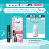 Son Dưỡng Môi Cấp Ẩm Chuyên Sâu Curel Intensive Moisture Care Moisture Lip Care Cream Pink - Hồng  4
