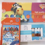 faber castell 水溶蠟筆 kiddy clay 泥膠 顏料