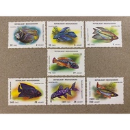 {JK} Madagascar 1994 - Fishes Stamps 7V MNH (07/06)