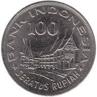 Uang Koin Kuno 100 Rupiah tipis 1978/uang kuno/uang lama/koin kuno