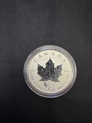 2014年加拿大楓葉1oz銀幣(馬年加鑄)