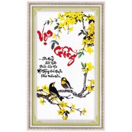 Cross Embroidery Painting Thanks to Thuy, Endless Spring Love, Husband and Wife in Harmony and Happi