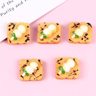 Miniature Mochi Bread Cake - Miniature Dango Toast - DIY Crafts - Refrigerator Sticker Accessories