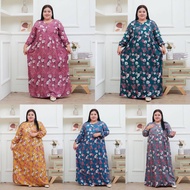 MIDI WANITA JUMBO BEST SELLLER DRES JUMBO KEKINIAN DRES RAYON PREMIUM JUMBO SAKDRES JUMBO MOTIF BUNG