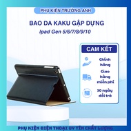KAKU folding leather case for ipad Gen 5/6/7/8/9/10