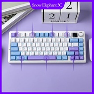 Papan Kekunci Mekanikal Wayarles EPOMAKER X Aula F75 MAX dengan Skrin TFT dan Papan Kekunci Permaina