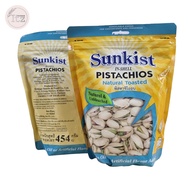 Sunkist PISTACHIOS Natural Toasted พิสทาชิโออบ 454g. (Exp 03/2026)