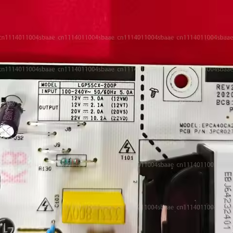 Used OLED55CXPCA TV Power Board LGP55CX-200P EAX68999701 EAY65689401 Spare Board