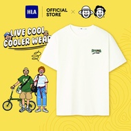 HLA ZOLA Series Cool Feeling Icy Cotton Comfortable Printing Short Sleeve T-Shirt Men - HNTBJ2J224AN