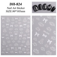 Jelly Cherry Nail Sticker Line Sweet Sticker Adhesive Nail Decoration Sticker