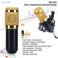 ™☽[LOCAL]Microphone Condenser BM 800/Microphone Radio Broadcasting/SingingRecording KTV Karaoke Microphone/Ready Stock