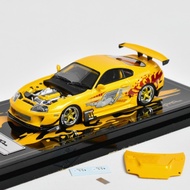 YM 1:64 Supra jza80 Resin Diecast Model Car