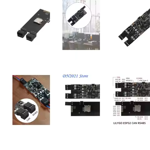 F3KE ® TTGO T-CAN485 ESP32 CAN RS-485 WiFi BT-compatible Board for T-PCIE IOT Module for w/ TF Card 