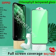 OPPO F7 F9 F11 F15 F17 F19 R15 R15X R17 RX17 Neo Pro 5G / Chlorophyll phone tempered glass screen protector