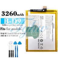 For Vivo V9 V9 Youth Y85 1851 Z1 V1801A0 B-D9 Battery Repair Replacement Parts