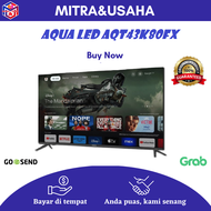 AQUA LED AQT43K80FX Smart Google TV FULL HD LED TV 43 Inch - Bergaransi Resmi