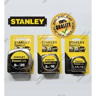 STANLEY POWER LOCK MEUSURING TAPE /TALI TAPE STANLEY POWER LOCK卷尺(8METER/26FEET)