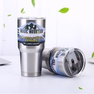 900ml Stainless Steel Tumbler With Lid Double Wall Vacuum Flask Insulation Cold Thermos Cups Rocky Mountain Car Kettle