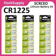 [15pcs $10] SCRCEO CR1225 Lithium 3V Button Battery 1225 [FAST SHIP OUT]