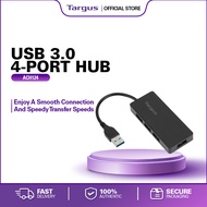 Targus - USB 3.0 4-Port Hub | 4 Usb 3.0 Ports | No Ac Adapter Needed | 10x Faster (VS USB 2.0) | Plu