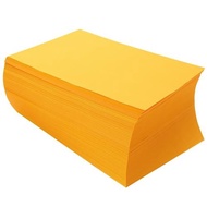 Kertas Cetakan A4 Kuning Jingga Kertas Salin A4 Kuning 70g Kertas Berwarna Kuning Jingga 80g Kertas 