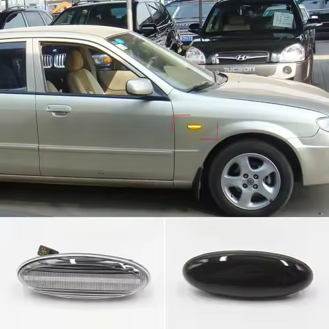 1 Set Dynamic Blinker Turn Signal Lamp LED Side Marker Light For MAZDA 323 Familia Protege Tribute M