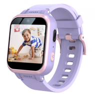 Others - Y90兒童手錶智慧遊戲功能計算機計步存儲照片自定義表盤（紫色）