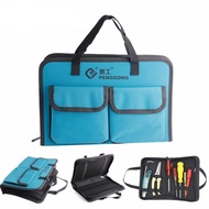 Tas Handbg Organizer Bahan Kain Oxford+Kanvas untuk Teknisi/Tukang