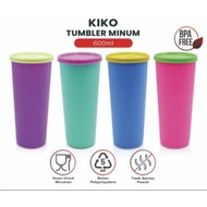 600ML COLORED PLASTIC LID GLASS KH TUMBLER KIKO 600ML/